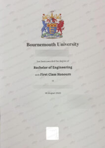 Buy Bournemouth University diploma online