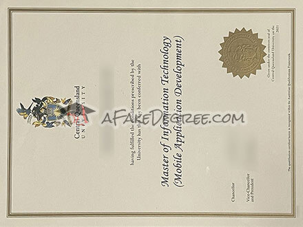 Buy fake Central Queensland University diploma with confidence