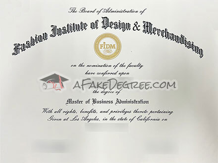 Buy fake The Fashion Institute of Design & Merchandising diploma online