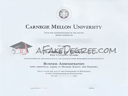 Buy fake Carnegie Mellon University diploma efficiently