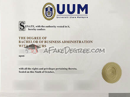 Buy fake Universiti Utara Malaysia diploma as you wish