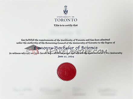 Buy fake University of Toronto degree diploma conveniently