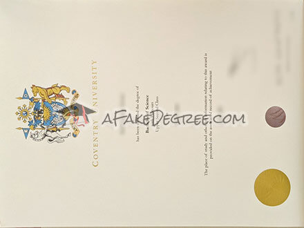 Buy fake Coventry University diploma conveniently