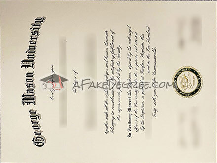 Buy a fake George Mason University diploma online