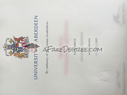 Buy fake University of Aberdee diplomas efficiently