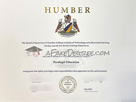 Buying fake Humber College diplomas is cheap