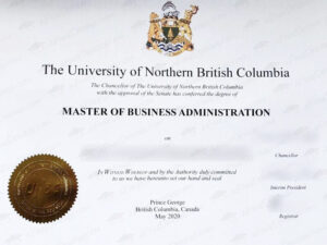 Buy fake UNBC diploma with high security