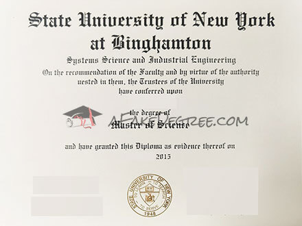 SUNY Binghamton fake diploma