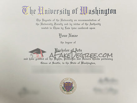 University of Washington diploma