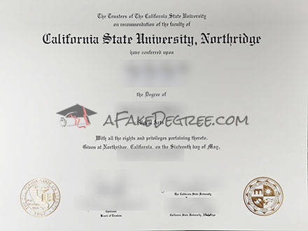 CSUN Graduation Certificate