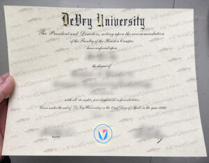 DeVry Universtiy fake diploma