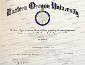 Buy fake EOU diploma Eastern Oregon University fake diploma