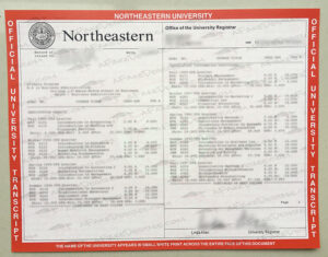 Buy fake NEU transcript Northeastern University fake transcript