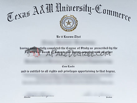 Texas A&M University Commerce Graduation Certificate