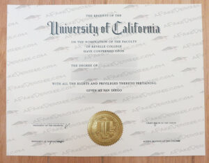 Buy fake UC San Diego diploma UCSD fake diploma