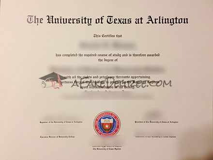 UT Arlington Graduation Certificate
