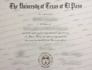 UTEP fake diploma