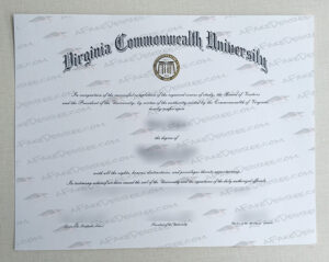 Buy fake VCU graduation certificate Virginia Commonwealth University fake diploma