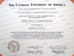CUA fake diploma
