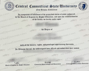 Central Connecticut State University fake diploma
