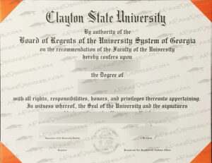Buy fake Clayton State University diploma Clayton State University fake diploma