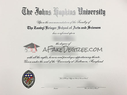 Johns Hopkins University Graduate Certificate
