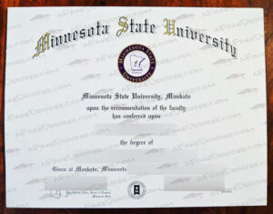 Buy fake Minnesota State University, Mankato diploma MNSU fake diploma