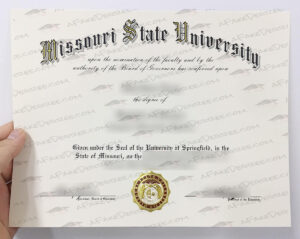 Buy fake MSU diploma Missouri State University fake diploma