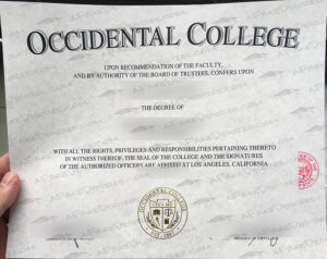 Buy fake OXY Graduate Certificate Occidental College fake diploma