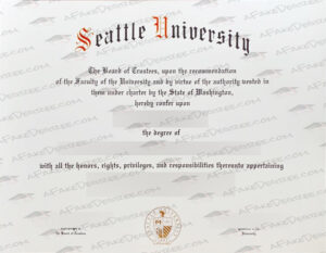 Buy fake Seattle University Graduate Certificate Seattle University fake diploma
