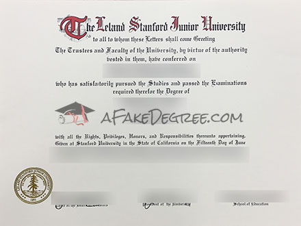 Stanford University Graduate Certificate