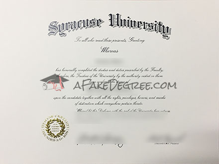Syracuse University Graduate Certificate