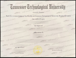 Tennessee Tech fake diploma