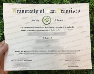 Buy fake USF diploma University of San Francisco fake diploma