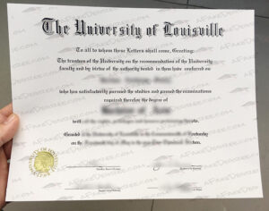 Buy fake University of Louisville diploma UofL fake diploma