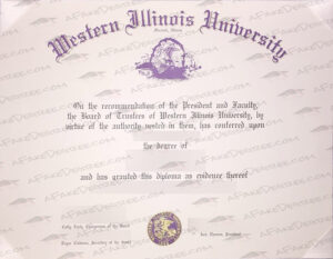Buy fake Western Illinois University Graduate Certificate Western Illinois University fake diploma