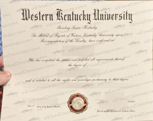 Buy fake Western Kentucky University Graduate Certificate Western Kentucky University fake diploma