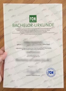 FOM University fake diploma