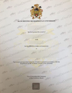 buy a Manchester Met Graduate Certificate Manchester Met fake diploma