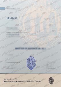 Universität zu Köln fake diploma
