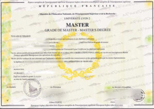 Université Lumière-Lyon-II fake diploma