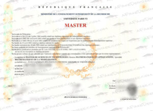 buy a Université Paris VI diploma Université Paris VI fake diploma