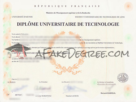 Université d'Artois Graduate Certificate
