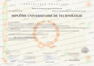 Université d'Artois fake diploma