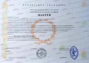 Université de Toulouse-Le Mirail fake diploma
