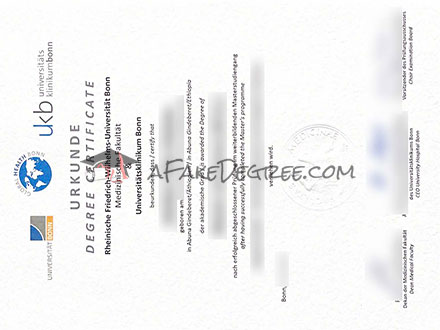 University of Bonn Graduate Certificate
