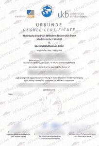 University of Bonn fake diploma