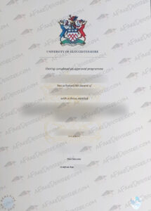 University of Gloucestershire fake diploma