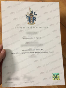 buy a University of Portsmouth Graduate Certificate University of Portsmouth fake diploma
