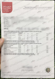 buy a USW transcript University of South Wales fake transcript